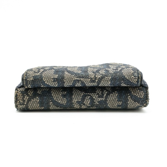 Christian Dior Saddle Compact Wallet Navy Silver - Picture 4 of 16